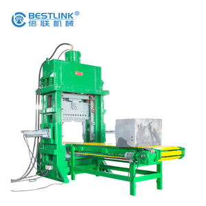 Vertical Blocks Splitting Machines for Sale, 100tons stone splitting, stone splitter , stone cutting machinery, stone guillotine Bestlink Factory