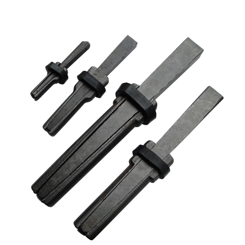 GENHAKON 15-Pack Stone Splitter Wedge & Feather Shims - 5/8 Inch Concrete Rock Splitting Tools
