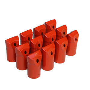 Hex22 108mm Shank Hammer Drill Tapered Chisel Bits for Quarrying Mining